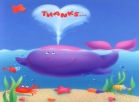 Whale of a Thank You Card